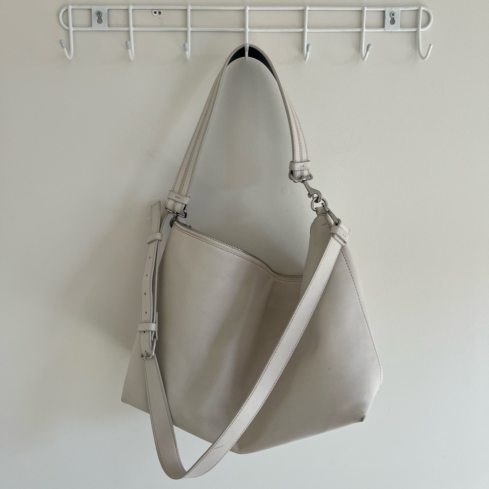 Theory Cream Shoulder Bag